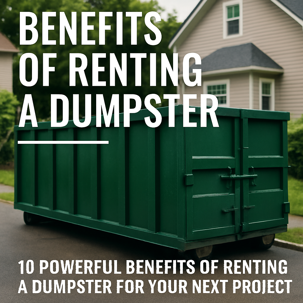 10 Powerful Benefits of Renting a Dumpster for Your Next Project