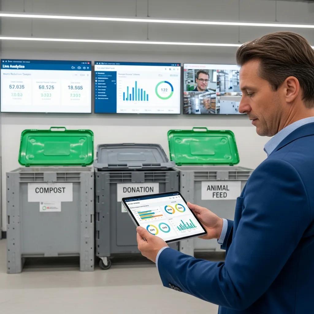 Using digital tools to track food waste and optimize hauling routes